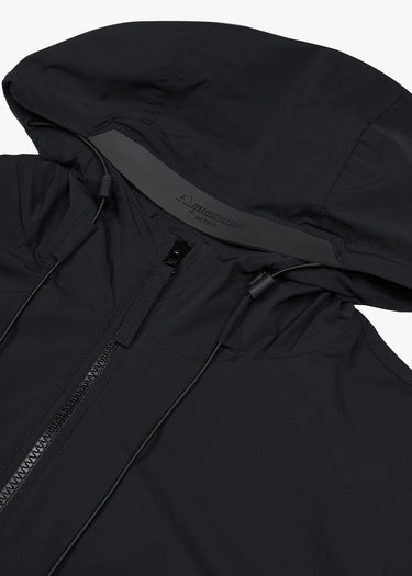 Aquascutum Jassen Hooded stretch windbreaker jacket - black