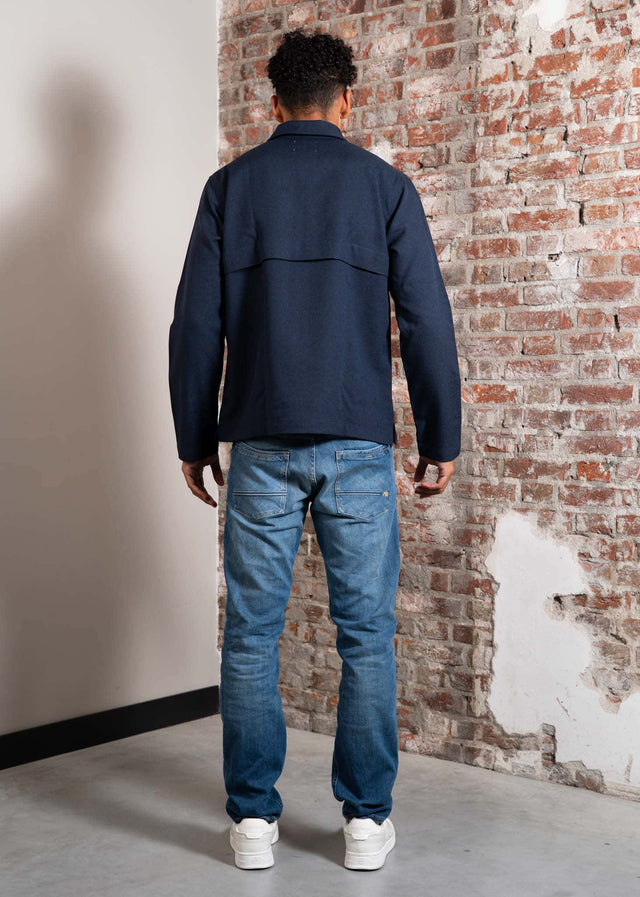 Farah Jacken Sonny overshirts - ink navy