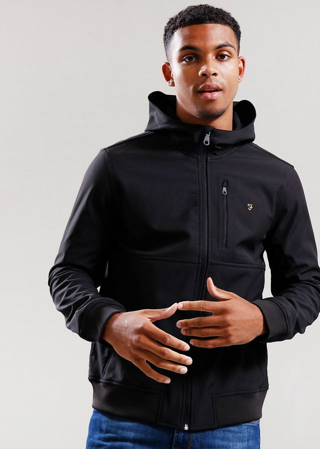 Farah Jacken Rudd softshell jacket - black