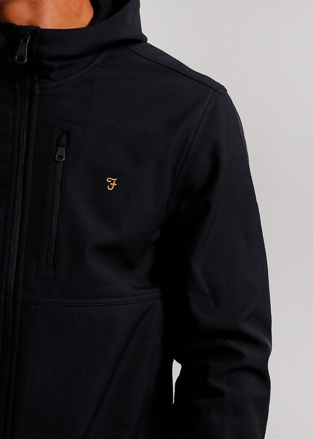 Farah Jacken Rudd softshell jacket - black