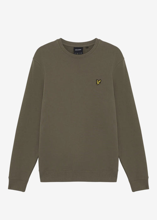 Crew neck sweatshirt - khaki ash