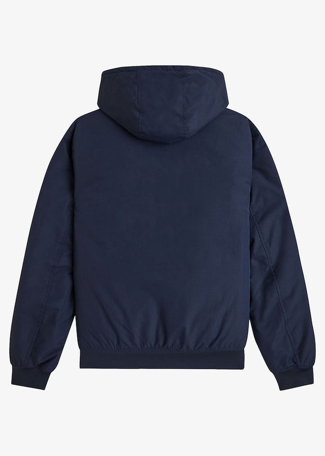 Fred Perry Jacken Hooded brentham jacket - dark airforce