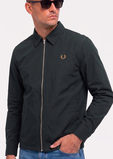 Fred Perry Overshirts Poplin overshirt - night green
