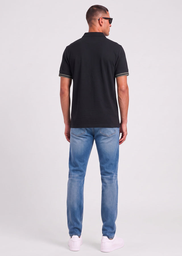 Fred Perry Poloshirts Bold tipped polo shirt - black