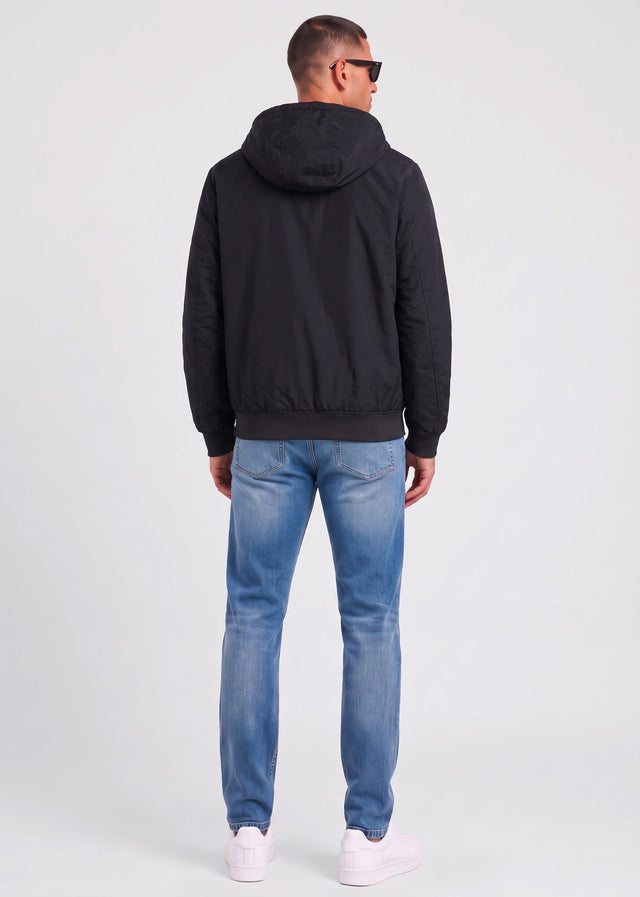 Fred Perry Jacken Hooded brentham jacket - black