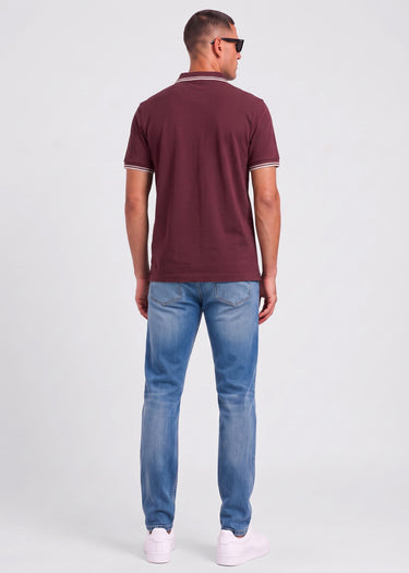 Twin tipped polo - oxblood - 3