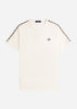 Fred Perry T-shirts  Contrast tape ringer t-shirt - ecru black 