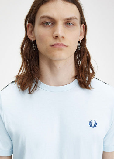 Fred Perry T-shirts  Contrast tape ringer t-shirt - lightice wrmgrey 