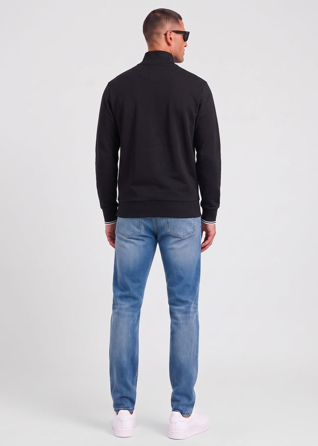 Fred Perry Pullover Half zip sweat-shirt - black