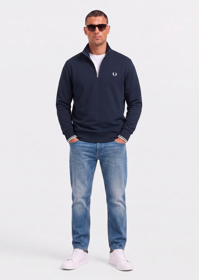 Fred Perry Pullover Half zip sweatshirt - navy