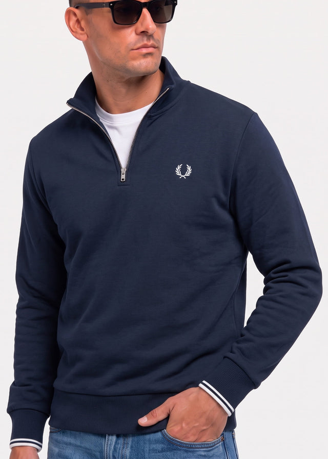 Fred Perry Pullover Half zip sweatshirt - navy