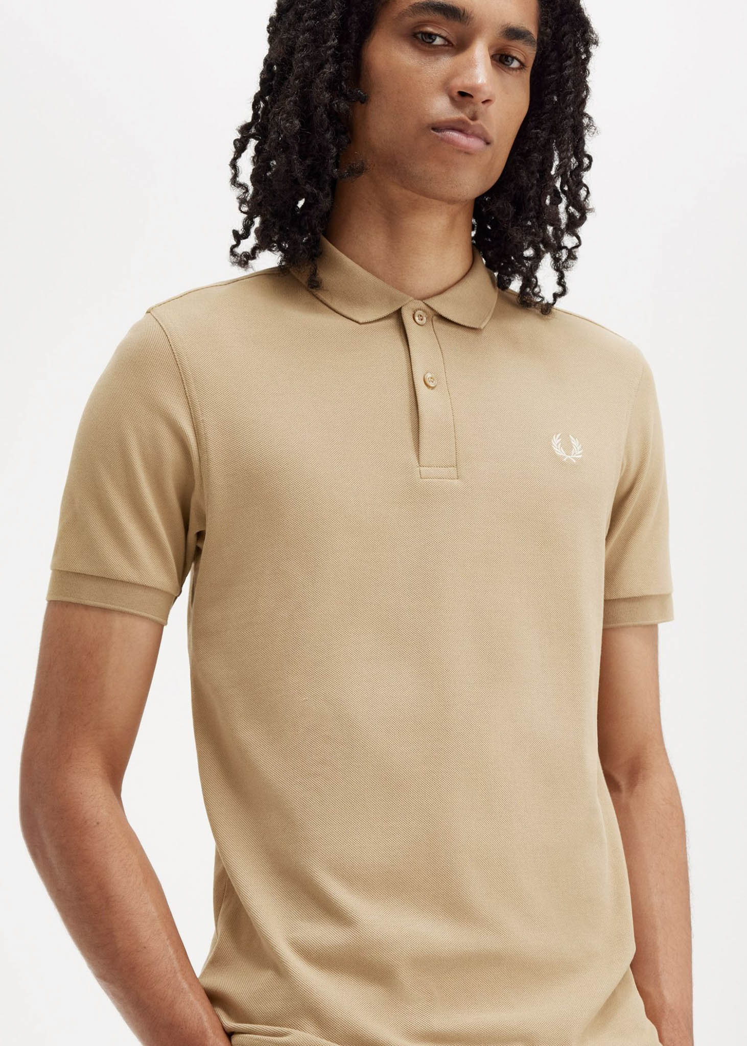 Fred Perry Polo's  Plain fred perry shirt - warmstone oatml 