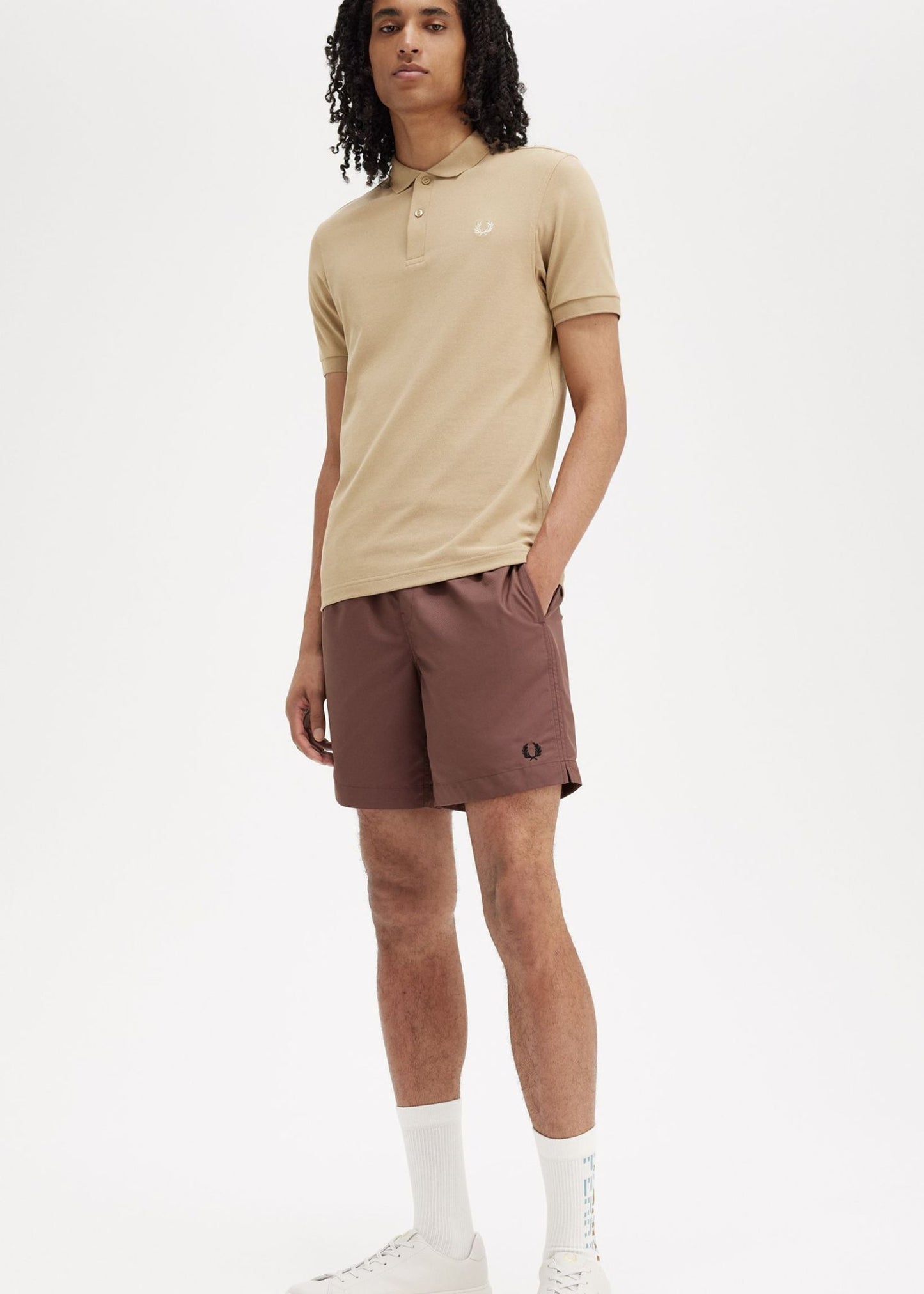 Fred Perry Polo's  Plain fred perry shirt - warmstone oatml 