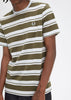 Fred Perry T-shirts  Stripe t-shirt - ungre snwh lgice 