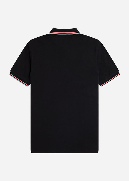 Fred Perry Polo's  Twin tipped fred perry shirt - black crlhet slvbl 