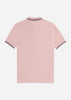 Fred Perry Polo's  Twin tipped fred perry shirt - dusty rs pink black 