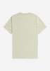 Fred Perry T-shirts  Flocked laurel wreath gra tee - light oyster 