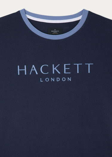 Hackett London T-shirts  Heritage classic tee - navy 