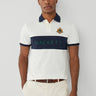 Hackett London Polo's  Heritage panel polo - white