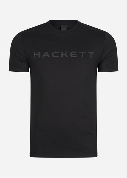 Hackett London T-shirts  Essential tee - blk grey 