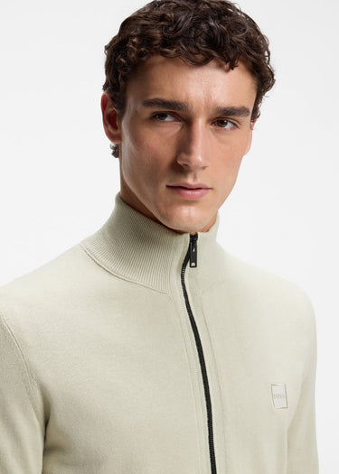 Hugo Boss Truien Kanozip s - light beige