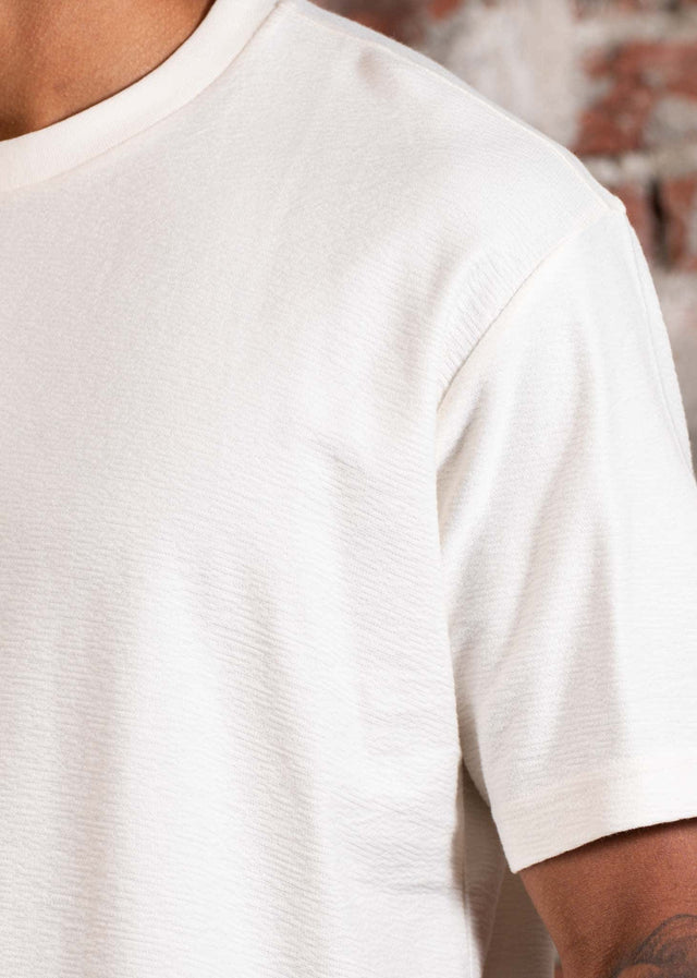 Farah T-Shirts Ashcombe tee - cream