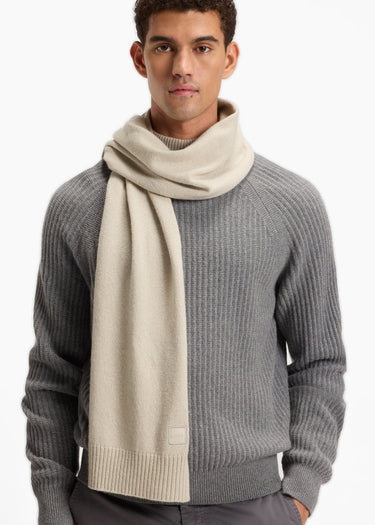 Hugo Boss Sjaals Akaio r scarf - light beige