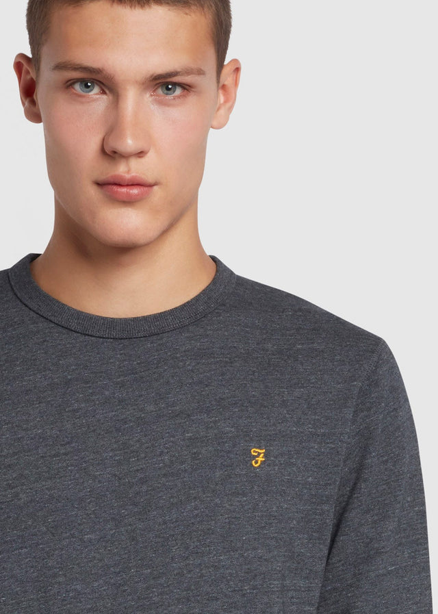 Farah Pullover  Sweatshirt tim new crew - farah grey marl 