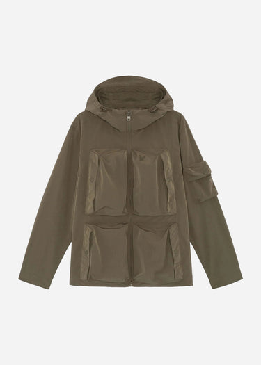 Lyle & Scott Jassen Lightweight ripstop windcheater - khaki ash