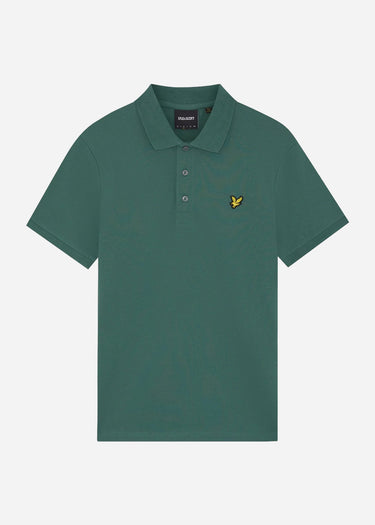 Lyle & Scott Polo's Plain poloshirt - everglade