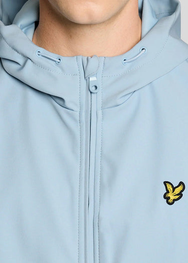 Lyle Scott Jassen Mesh back softshell jacket - opal blue