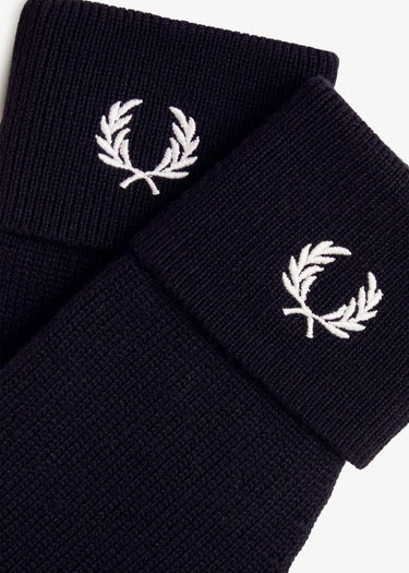 Fred Perry Handschoenen Classic merino wool gloves - navy snow white