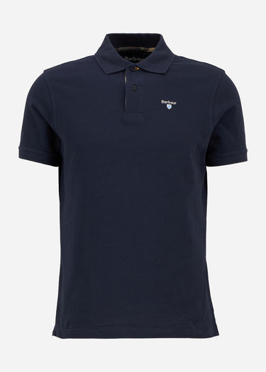 Barbour Polo's Barbour tartan pique polo - new navy
