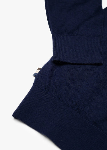 Aquascutum Truien Merino wool active patch - navy
