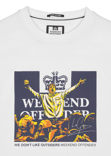 Weekend Offender T-shirts Leo gregory - white