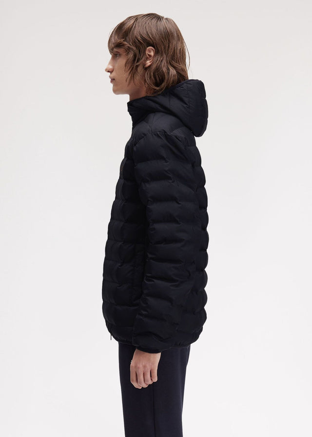 Fred Perry Jacken Insulated hooded jacket - black