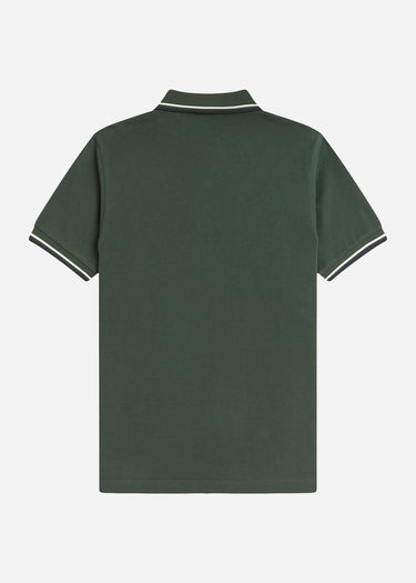 Fred Perry Polo's Twin tipped fred perry shirt - crtgrn snwt nvy