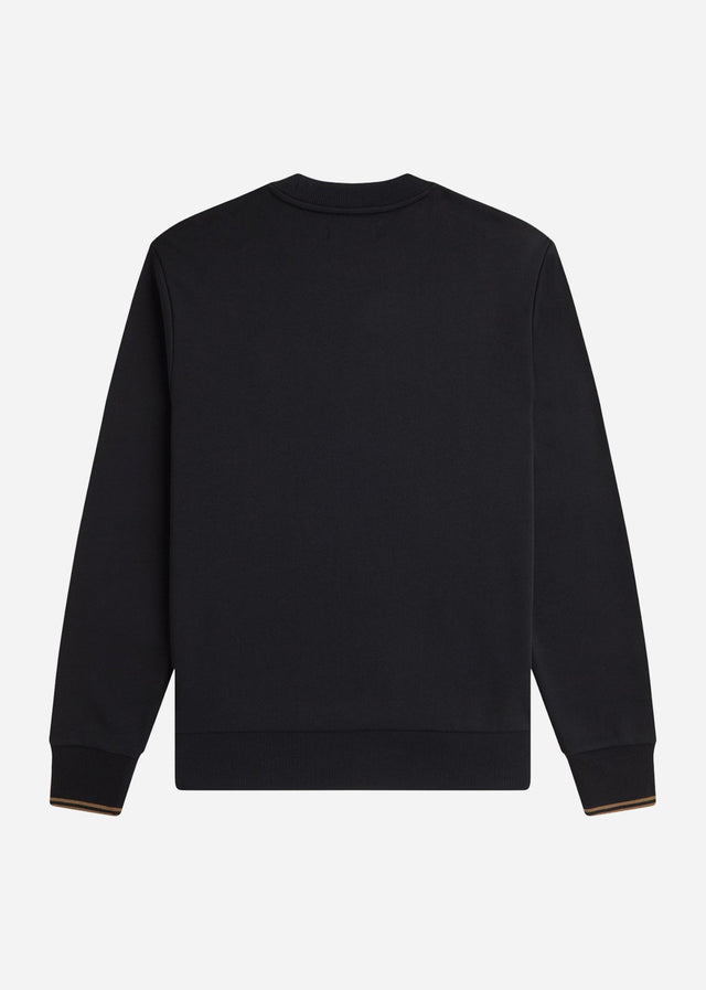Fred Perry Pullover Crew neck sweatshirt - black shaded stone