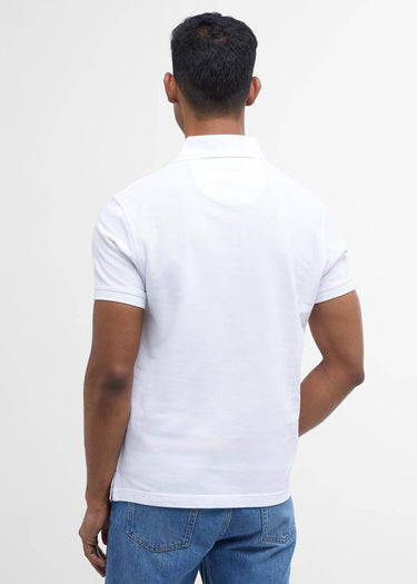 Barbour Polo's Barbour tartan pique polo shirt - white dress