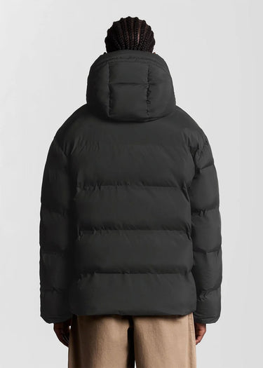 Lyle & Scott Jassen Welded wadding jacket - jet black