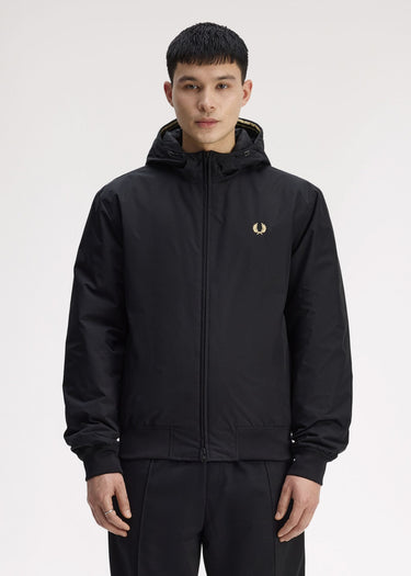 Fred Perry Jassen Hooded brentham jacket - black