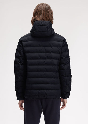 Fred Perry Jassen Insulated hooded jacket - black