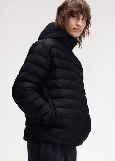 Fred Perry Jassen Insulated hooded jacket - black
