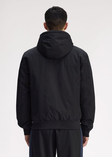 Fred Perry Jassen Hooded brentham jacket - black