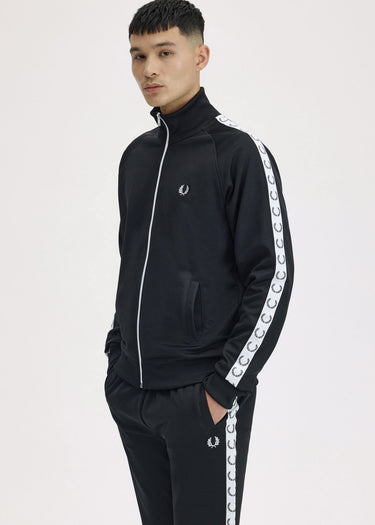 Fred Perry Jassen Taped track jacket - black