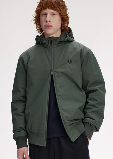Fred Perry Jassen Hooded brentham jacket - court green