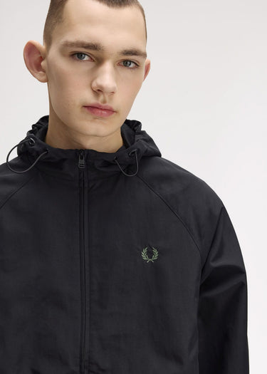 Fred Perry Jassen Hooded shell jacket - black