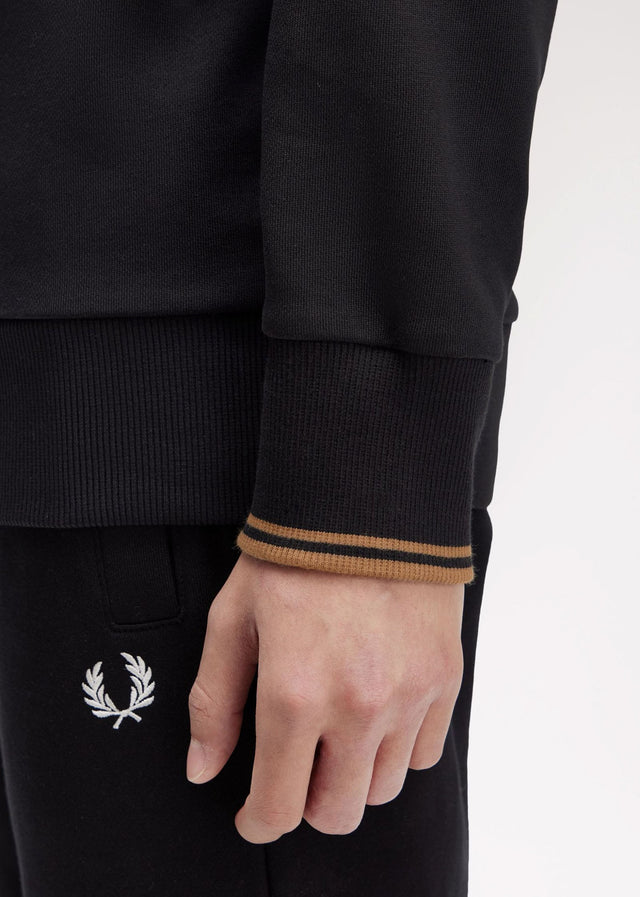 Fred Perry Pullover Crew neck sweatshirt - black shaded stone