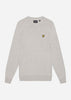 Lyle & Scott Truien  Cotton merino crew neck jumper - light grey marl 