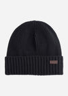 Barbour Mutsen  Carlton beanie hat - black 